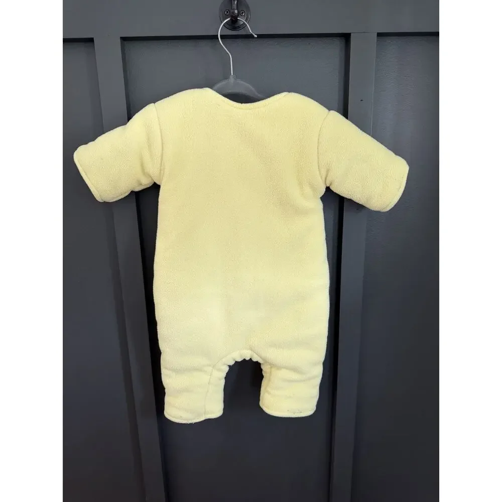 Baby Merlin's Magic Sleepsuit Yellow Cotton Swaddle Transition Size Large 6-9